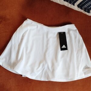 Adidas Girls White Athletic Skort Medium 10/12